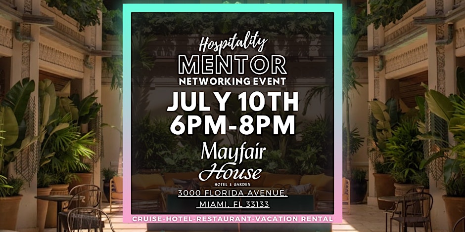 B2b-live: The Hospitality Mentor Networking Event