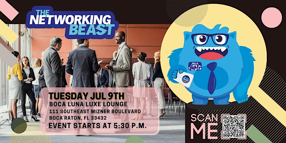 B2b-live: Networking Event & Business Card Exchange by The Networking Beast (BOCA)