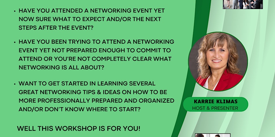 B2b-live: NETWORKING SKILLS WORKSHOP: Create More Connections & Opportunities