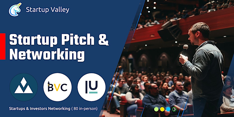 B2b-live: Startup Pitch & Networking MIA (120 in-person)