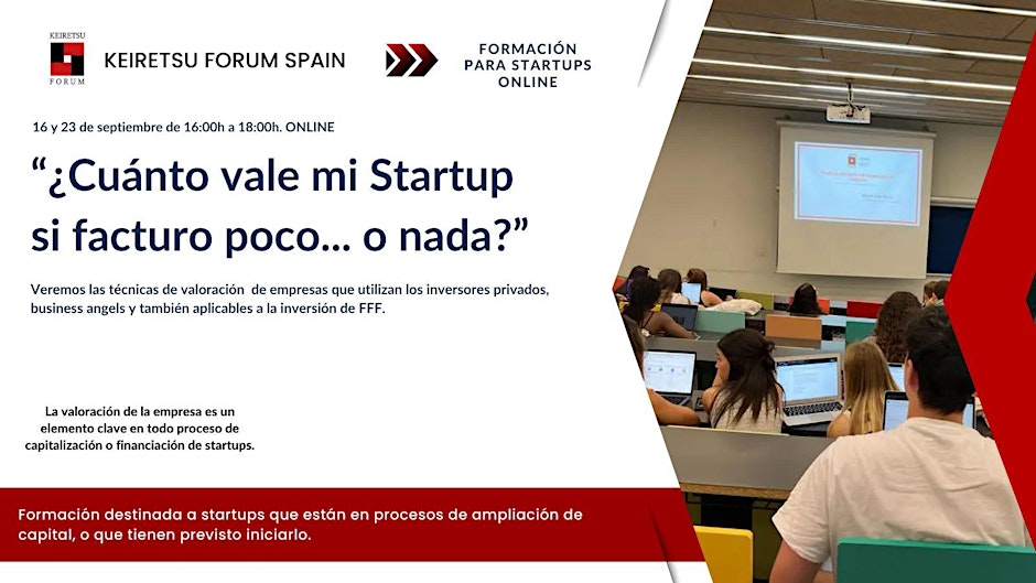 B2b-live: ¿Cuánto vale mi startup si facturo poco... o nada?