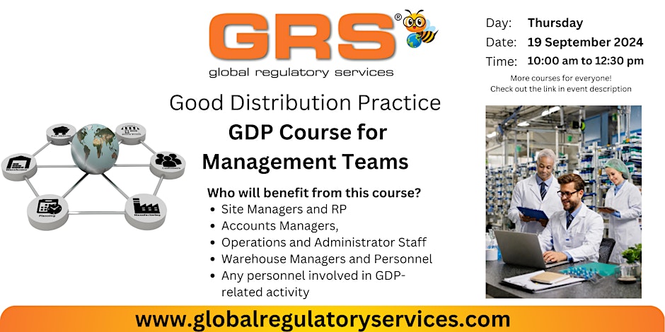 B2b-live: Good Distribution Practice – GDP Operations Training