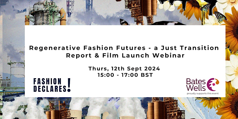 B2b-live: Regenerative Fashion Futures - a Just Transition for the Fashion Industry